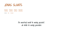 Tablet Screenshot of jonasslaats.net